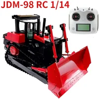 In stock RC 1/14 JDM-98RC Hydraulic Dozer Standard Light Group Sound Group Custom Painted RTR Dozer Hydraulic Model Boy Toy Gift 2