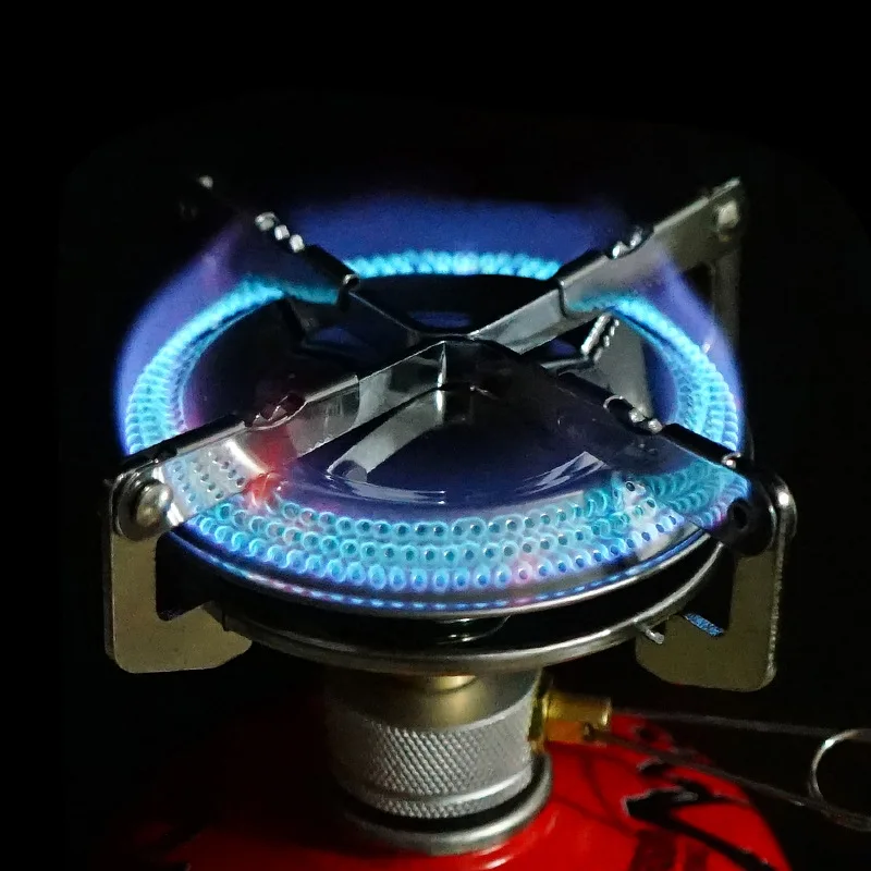 Outdoor Portable Gas Stove Fold Removable High Power Stove Multi Fuel Adjustable Energy-saving Stove Cooker Picnic Tools Camping