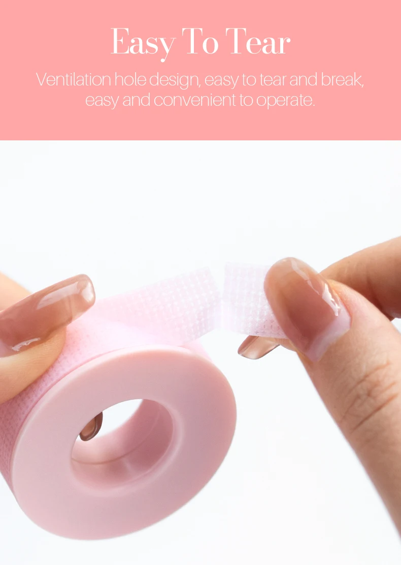 Silikonband-Make-up-Werkzeuge, rosa, blaue Farbe, leicht zu zerreißen, hochwertig, wiederverwendbar – Detail 5