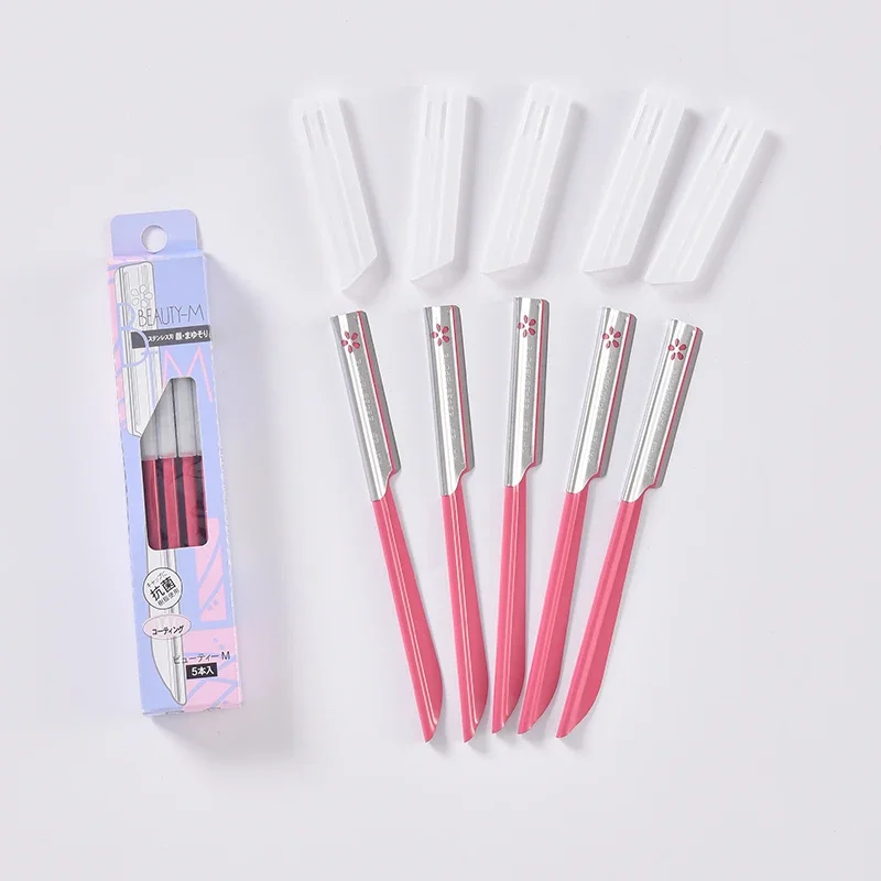Eyebrow Scraper Decorative Eyebrow Knife Unisex Makeup Tool Anti-scratch Beginner Safe Type Manual