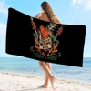 J-Jagermeister LOGO Big Microfiber Beach Towels Quick Dry Towel Sand Beach Towels Pool Towel for Travel Swim Pool Yoga 2