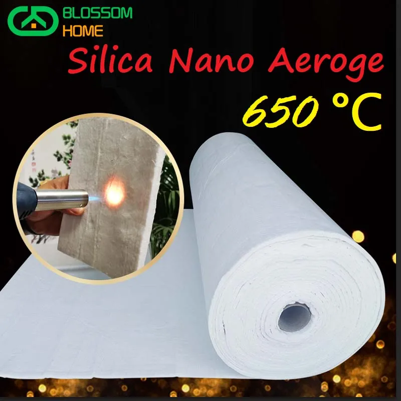 I Produttori Forniscono Nano Aerogel Feltro Di Silice Isolamento Sentiva Di Alta Temperatura Tubo Ugello Di Isolamento Aerogel Spessore 3/6/10Mm