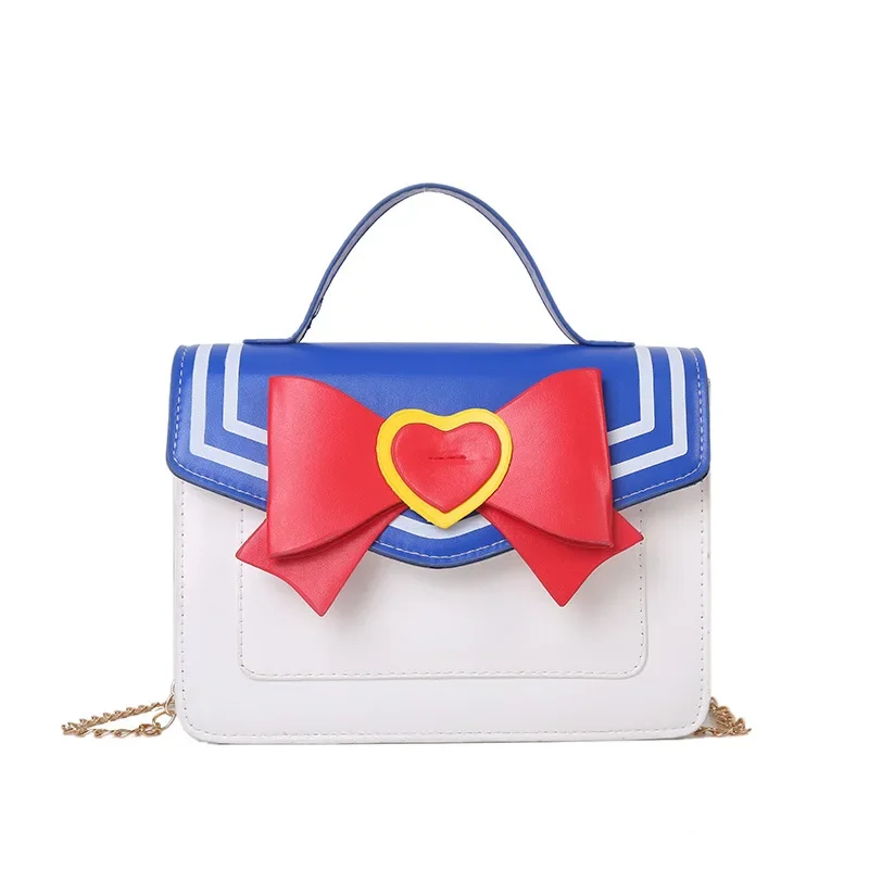 NEUE Anime Sailor Moon Luna Damen Handtasche Katze Form Kette Frauen Schulter Tasche Cosplay PU Leder Tasche Mädchen Frauen Tote Tasche