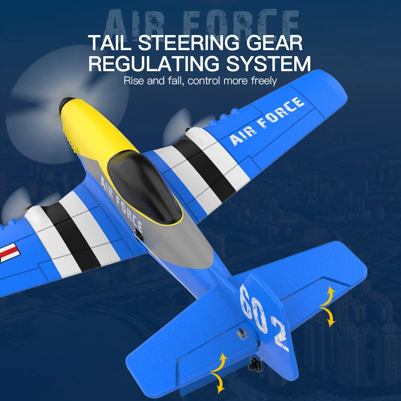 KF602 RC Plane EPP Foam 2.4G Remote Control Wingspan Aircraft Fixed Wingspan Airplane Toys boys Gifts for Children Kids 6