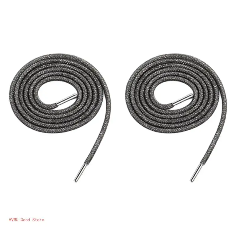2PCS Delicate Shoelaces for Teen Girl Woman Sneakers Decorative