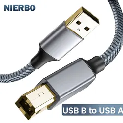 High-Speed USB 2.0 Male-to-Male Printer and Scanner Cable - 3 meters