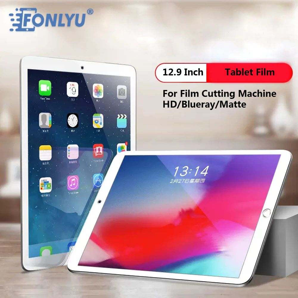 

FONLYU Hydrogel Film For iPad pro 11 10.5 9.7 12.9 10.2 Tablets Up To 13 inches Front Screen Protector For Cutting Machine Devia