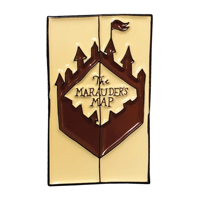 Cartoon Klassische Film Brosche Kreative Tier Brief Emaille Pin Magie Akademie Peripherie Abzeichen Kragen Schmuck Rucksack Dekoration – Detail 8
