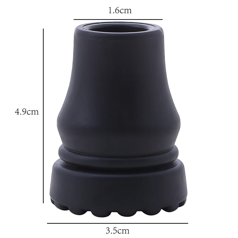 Anti Skid Walking Stick Crutch Cane Bottom Pads Cover Protector Climbing Hiking Trekking Pole Tip trekking pole walking stick trekking poles walking stick pads trekking pole tip protectors crutch tip pad