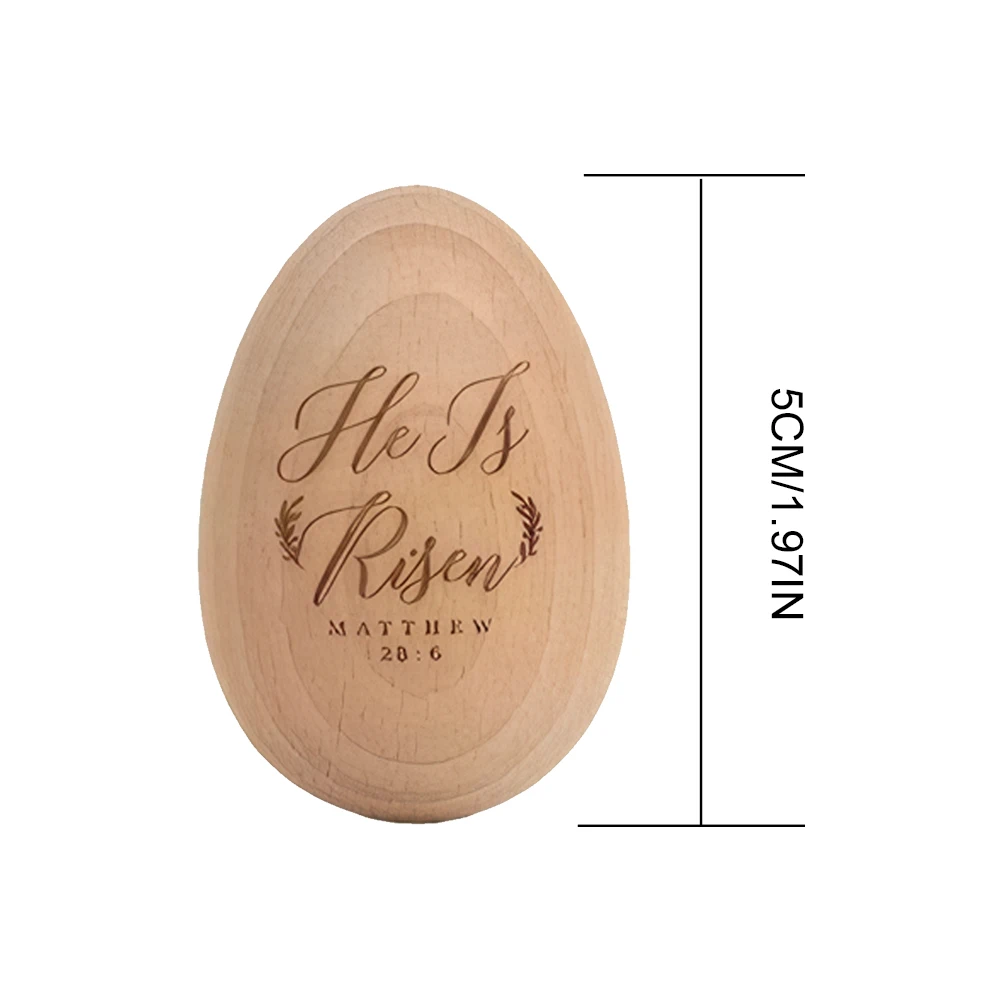 2Pcs Wood Egg Shakers Musical Percussion Instruments Musical Instrument Easter Basket Stuffers Gifts for Kids Boys Girls