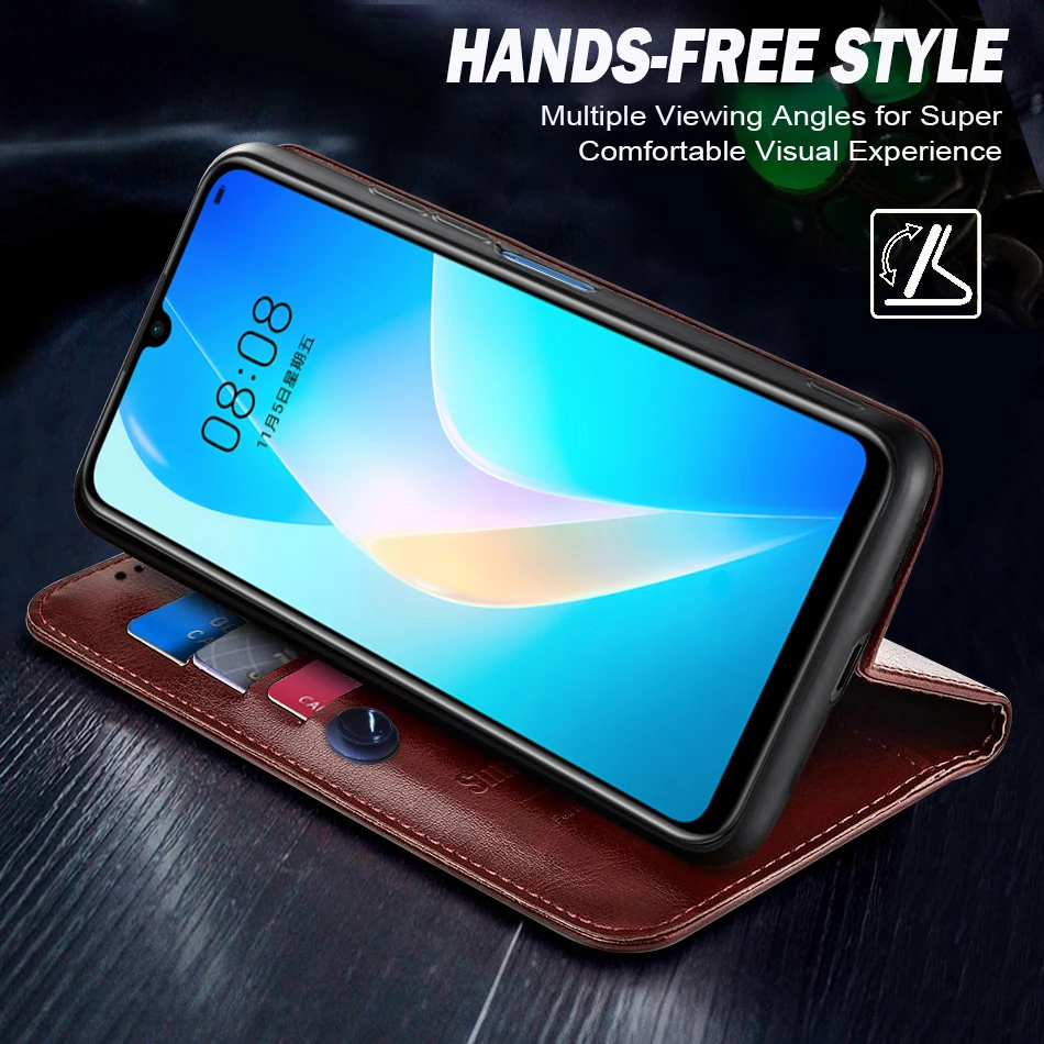 Leather Wallet Flip Phone Case - Enhanced Protection