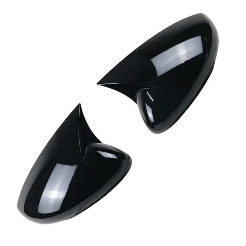 Car Ox Horn Side Mirror Cover Caps Door Mirror Shell Specchietto Retrovisore Guard Per Ford Mustang Mach-E 2021 2022
