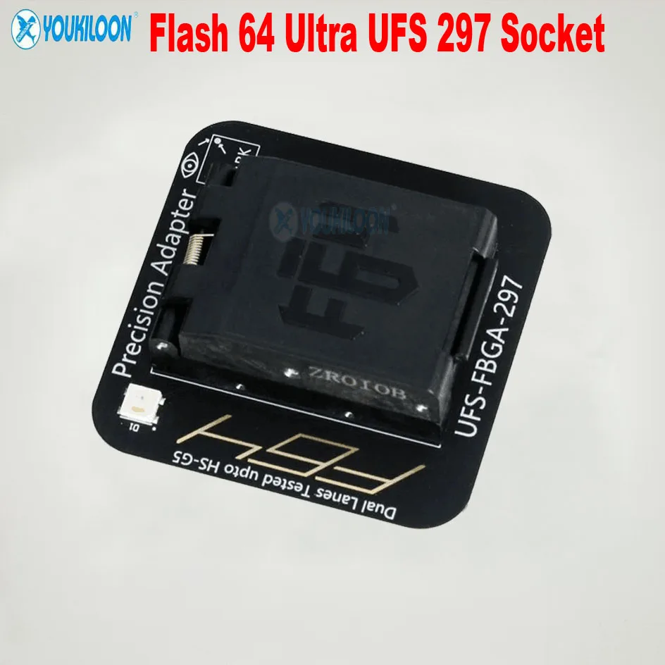 새로운 F64 플래시 64 울트라 UFS FBGA-297 어댑터 소켓
