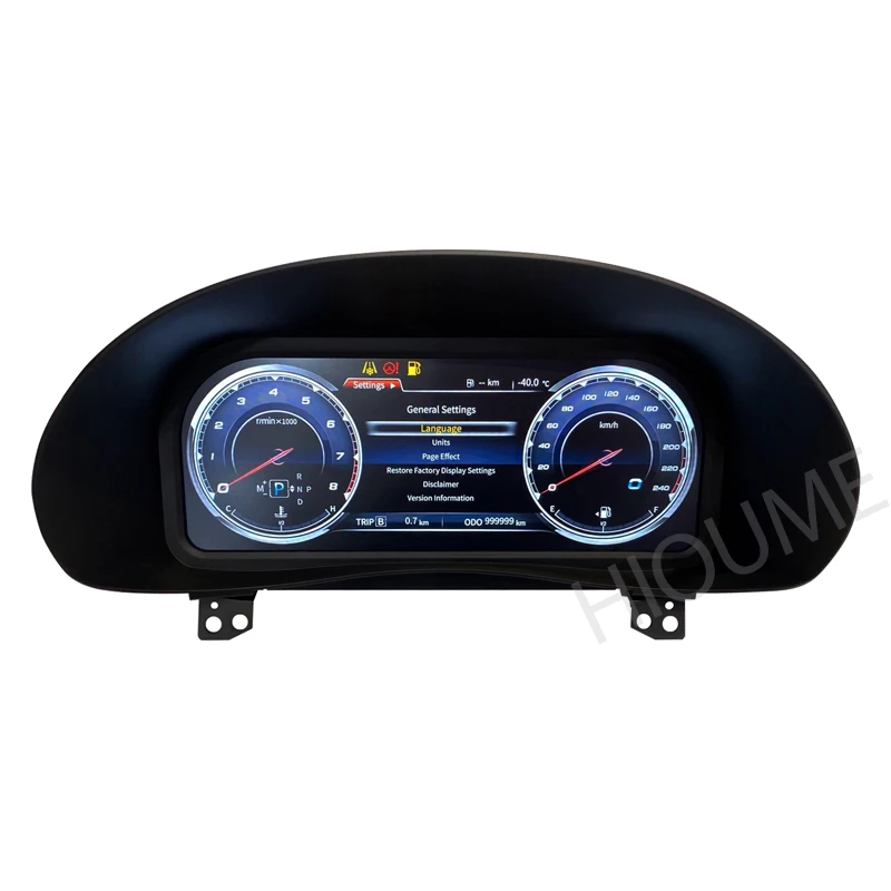 NewCarLCDInstrumentClusterRetrofitMultimediaDigitalDashboard