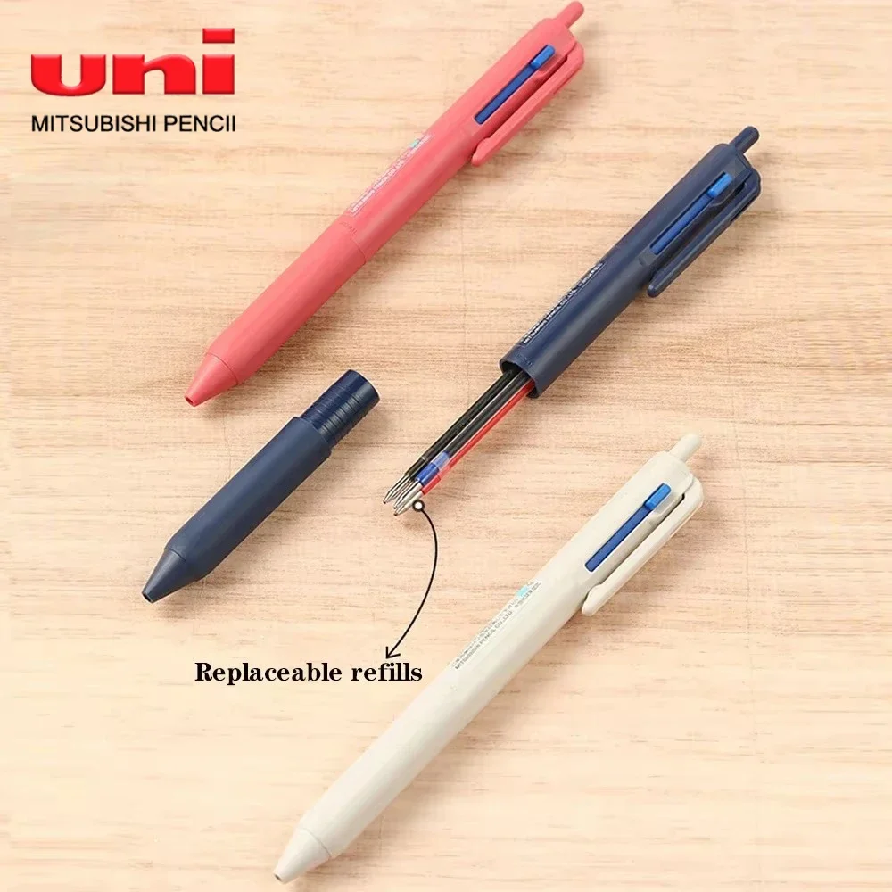 1PC Japan UNI JETSTREAM Multi-function Pen Three Color Ballpoint Pen SXE3-507 0.5/0.7mm Back To School Supplies Stationery