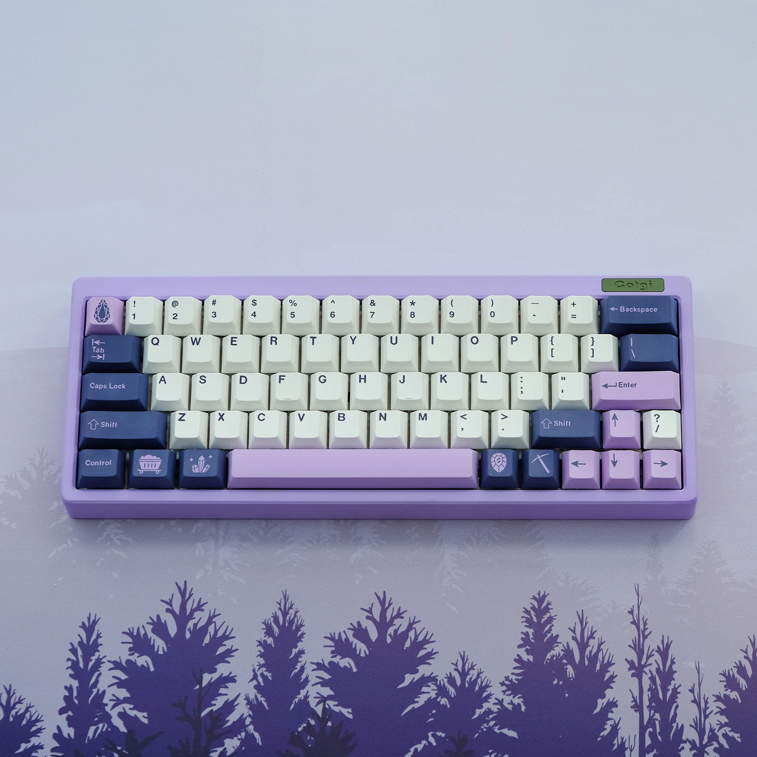131 chaves gmk ametista keycaps cereja perfil