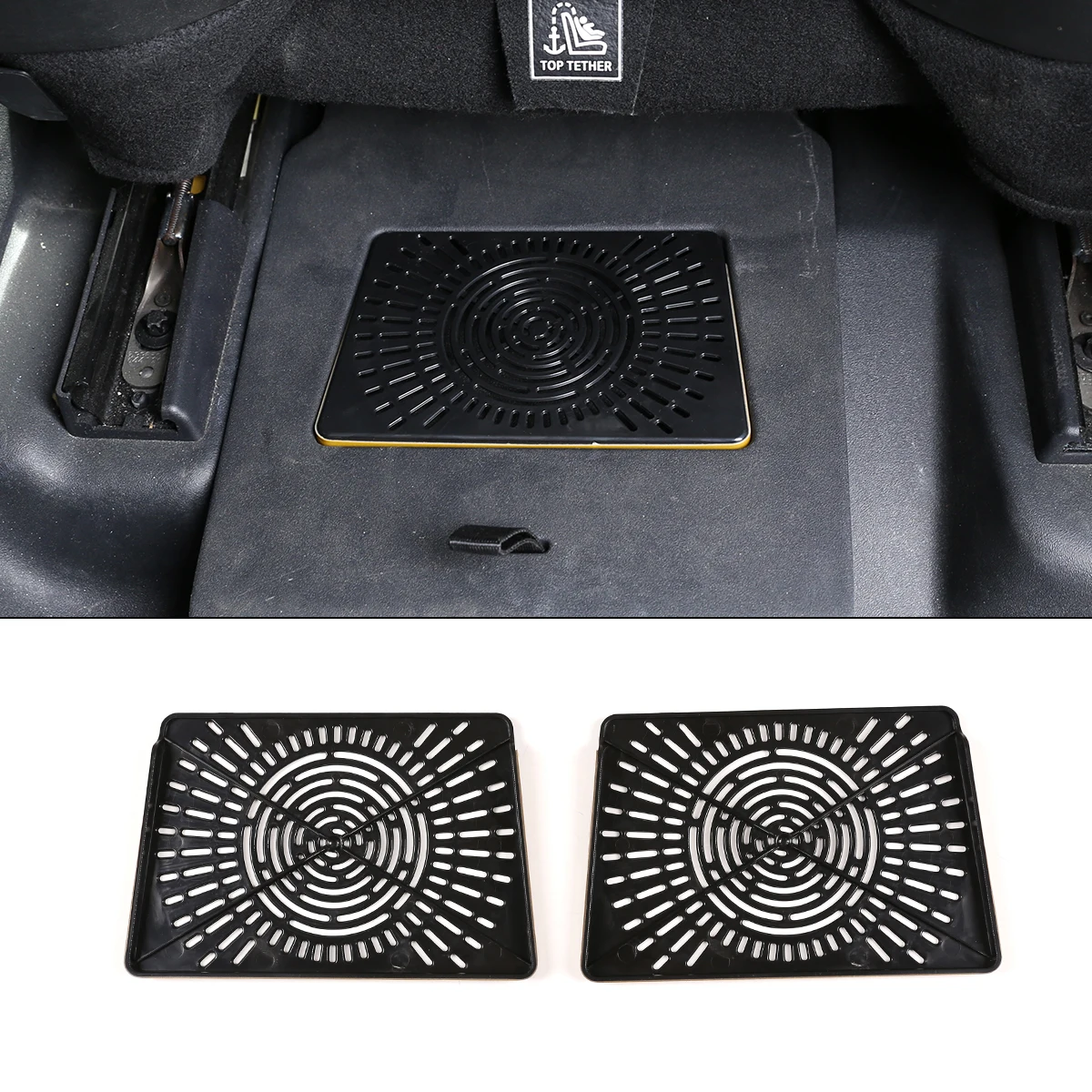 Per Land Rover Defender 110 2020 -2022Abs Car Styling Sotto Il Sedile Ac Heat Condizionatore D'Aria Duct Vent Outlet Griglia Protettiva Cove