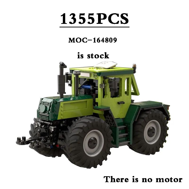 

Tractor 1500 - RC Equipment MOC-164809 Farm Machine Building Block Toy Model (Without Motor) 1355PCS DIY Birthday Gift for Kids