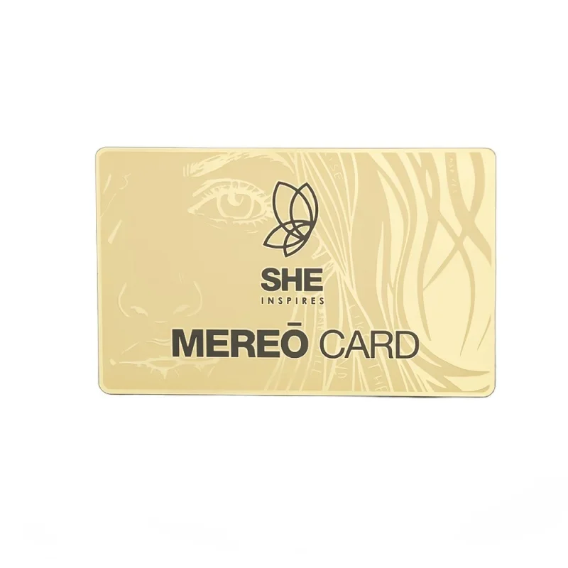 

Customized product、MDT gold Mirror business card metal business card