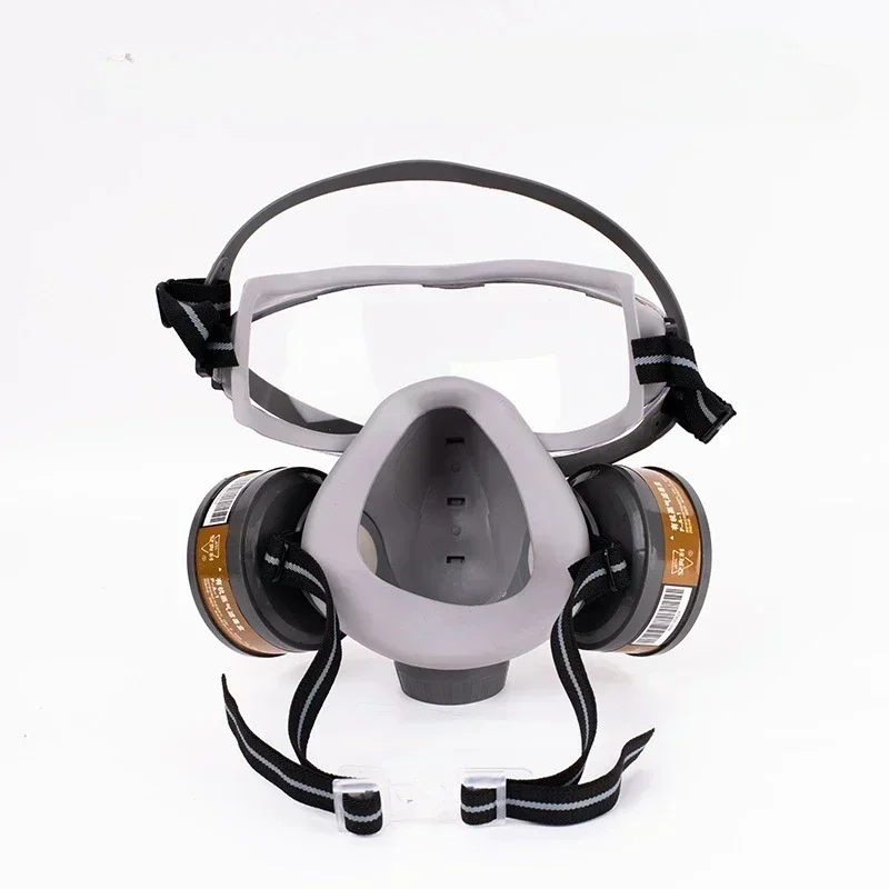 Anti-Fog Gas Mask Industrial Painting Spraying Respirator Safety Work Filter Dust Proof Full Face Formaldehyde Protection