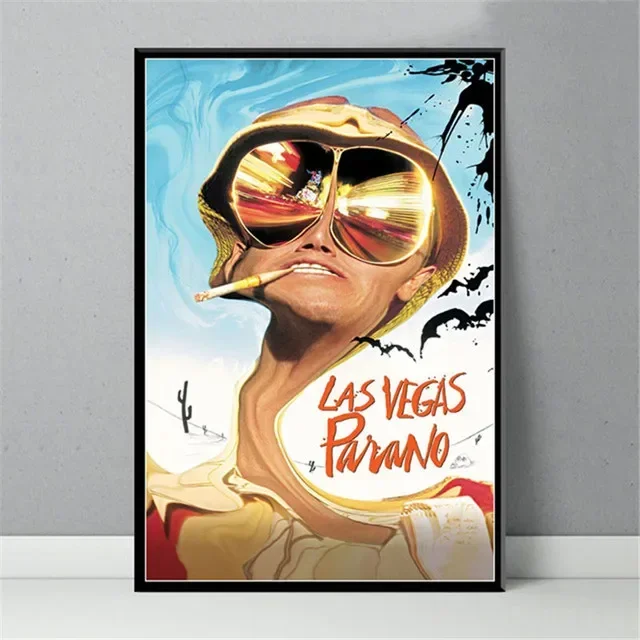 thumbnail image 1 of New Fear and Loathing In Las Vegas Classic Movie Poster Wall Art Painting Canvas Picture Prints Room Decor Personality Color, 1 of 5