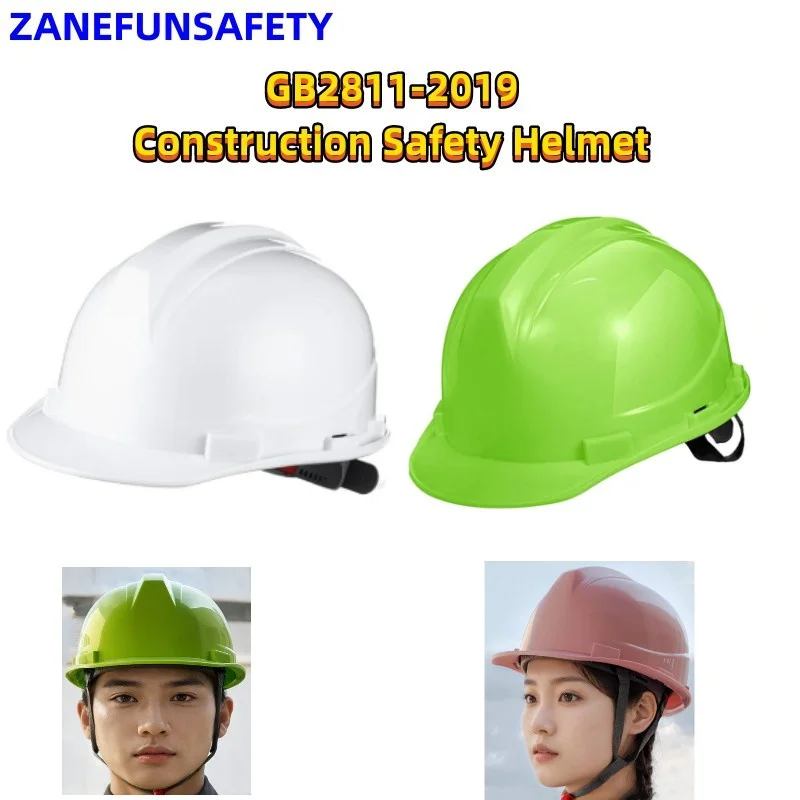 Ventilated Construction Helmet Premium ABS Suspension Bump Cap Adjustable Hard Hat for Men Women Work Protection Supplies