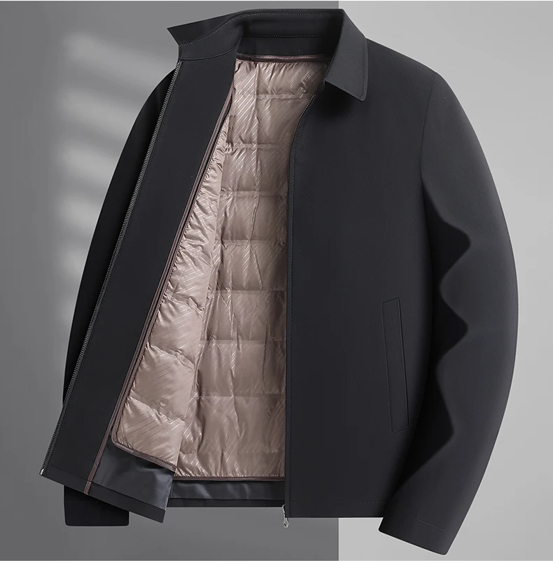 Hochwertige Entendaunenjacken 2025, Winter-Herren-Puffermantel mit abnehmbarem Daunenfutter, winddicht, verdickt, warm, Parka-Kleidung – Detail 6