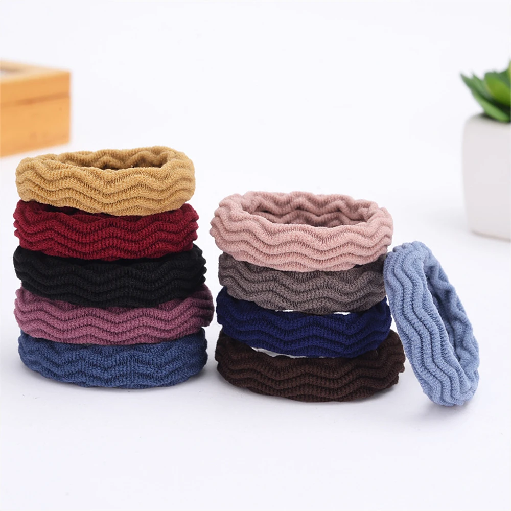 20PCS Grundlegende Elastische Haarband Krawatte Einfache Mädchen Frauen Headwear Gummibänder Einfarbig Halter Mode Haar Zubehör Großhandel – Detail 19