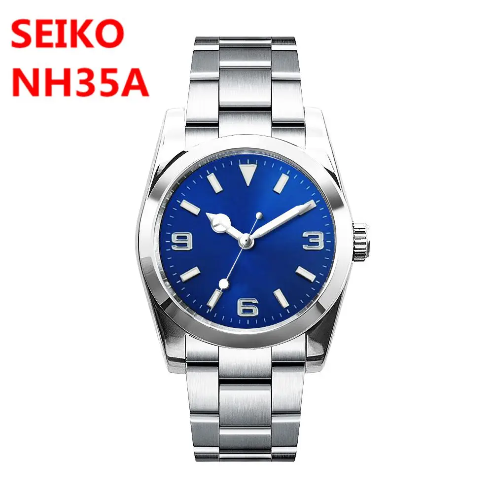 

2023 New 36mm/39mm Men's Mechanical Watches NH35 Automatic Watch Sapphire Stainless Steel Luminous 10Bar Waterproof Reloj Hombre