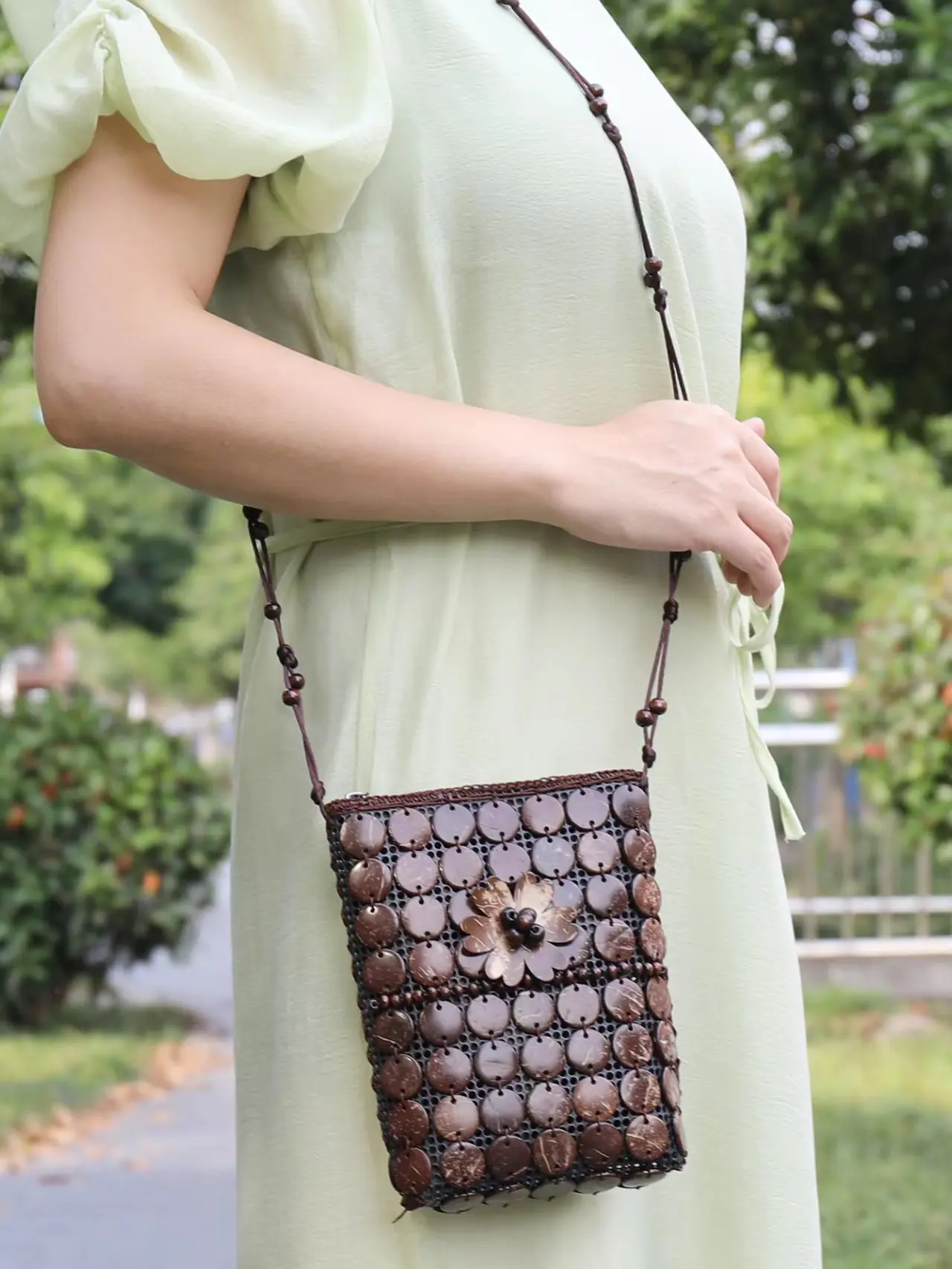 Colorful Beading Crossbody Bags Women Retro National