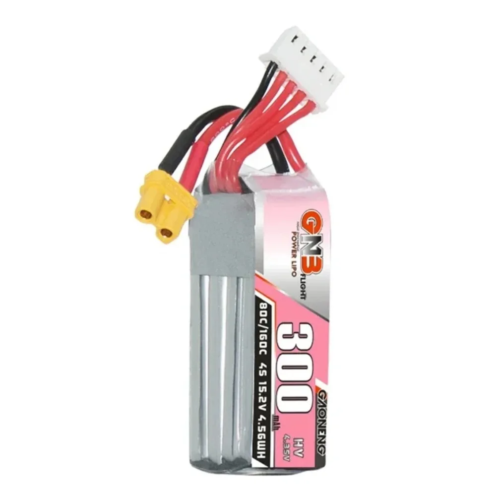 Batterie LiPo GNB HV 4S 15.2V 300mAh 80C/160C pour Drone Beta95X XT30