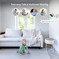 Jennov Outdoor/Indoor Security Cameras 2K HD Wireless WiFi Color Night Vision IP66 Waterproof Pet Dog Cat Baby Monitor Camera 6