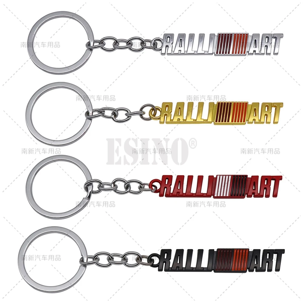 Автомобильный Стайлинг 3D Ralliart ралли АРТ металлический сплав цинка металлический брелок для ключей для Mitsubishi Lancer EVO Evolution