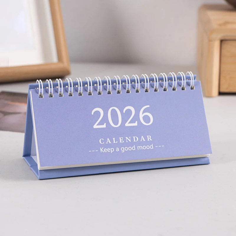 2026 Mini Desk Calendar Desktop Notepad Ornament Cute Simple Calendar,Christmas New Year Gift, Daily Planner Table Calendar