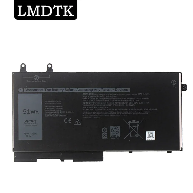 

LMDTK New R8D7N Laptop Battery For Dell Latitude 5400 5500 Precision 3540 3550 Inspiron 7590 7591 7791 2-in-1 Series 11.1V 51WH