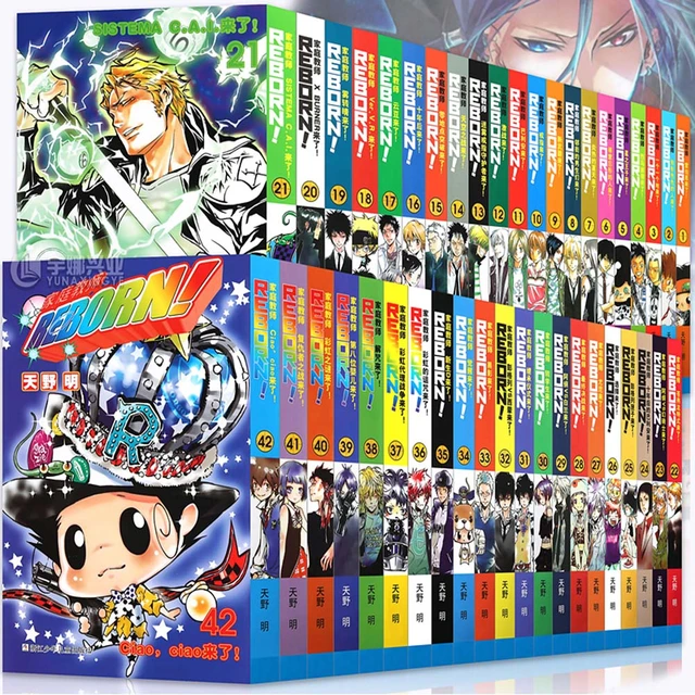 Pack de 42 livres HITMAN REBORN, de 1 à 42 livres, en vogue, Version  chinoise Livre de bande dessinée et Manga - AliExpress