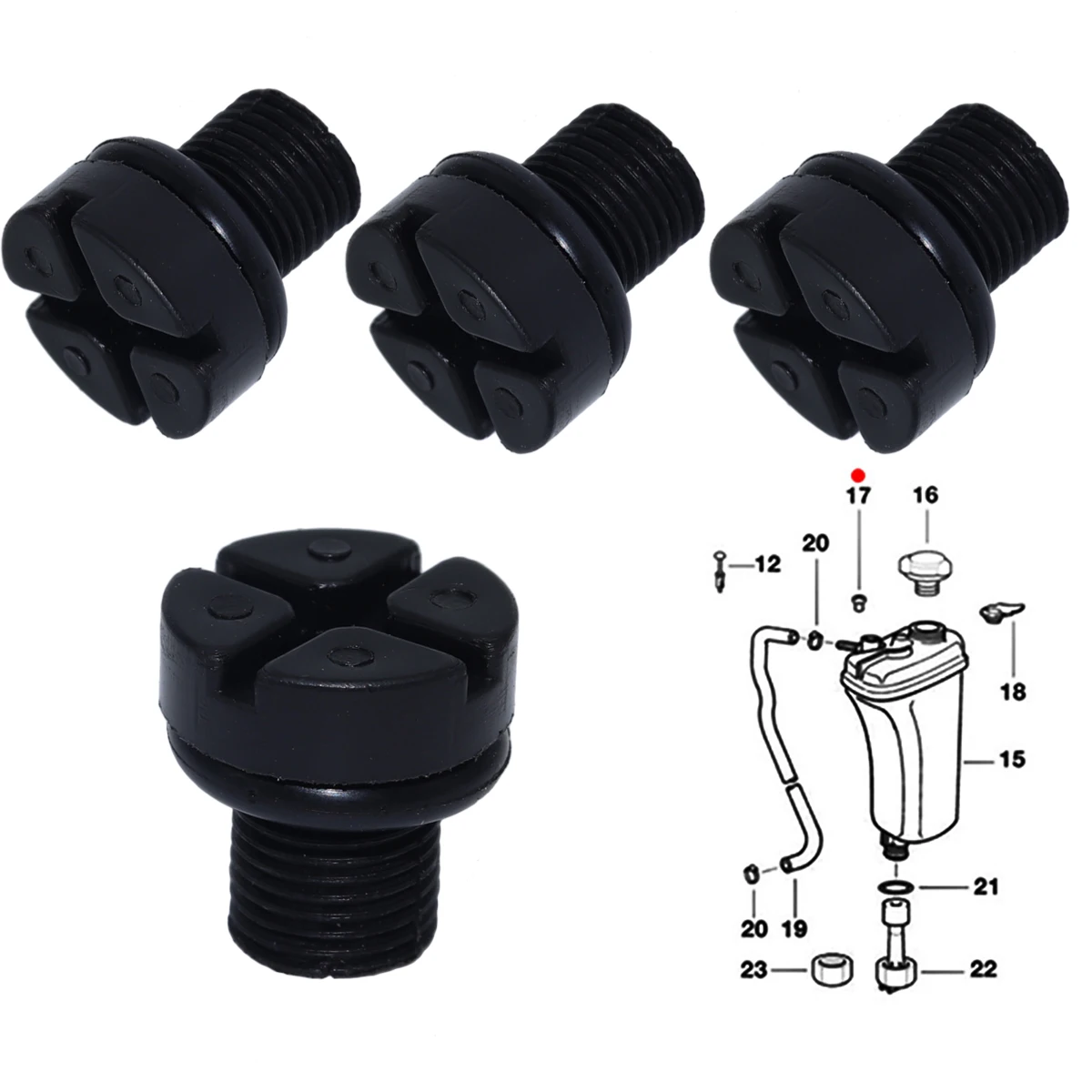 4X Per Lancia Chrysler Grand Voyager Bullone Della Valvola Dell'Aria Del Liquido Di Raffreddamento Vite Di Spurgo Tappo Del Radiatore Tappo Del Serbat