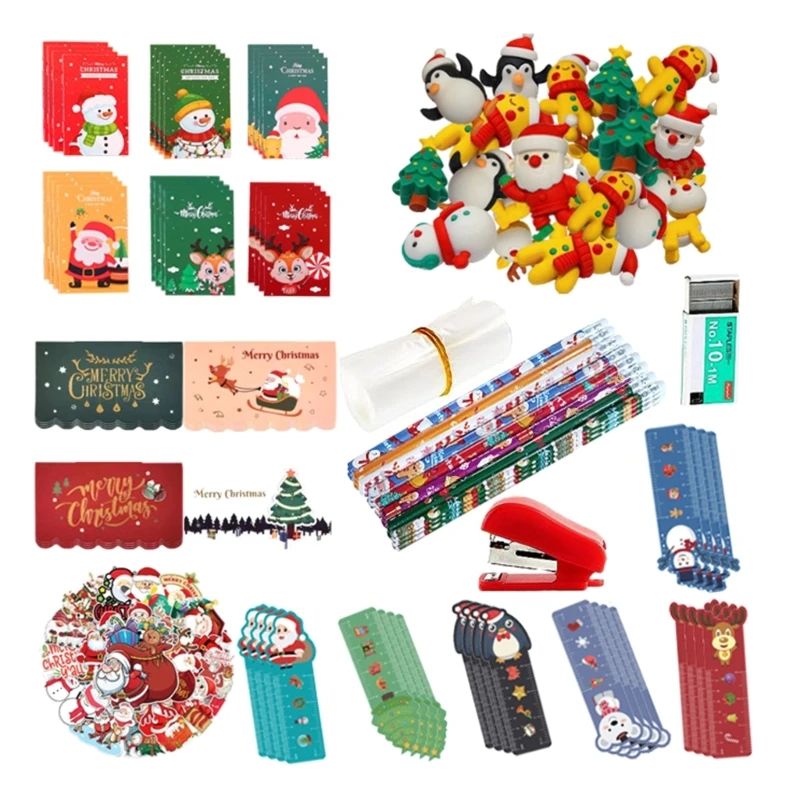 

Kids Stationery Kits Christmas Stationery Gift Set Eraser Suite Chrismas Gifts Pencil Set Kid Christmas Stationery Gifts