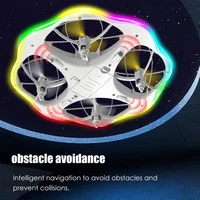H157 Mini Drone Dron Dual Control Quadcopter Cool LED Pocket UFO Small Gesture Remote Control Aircraft Plane Obstacle Avoidance 2