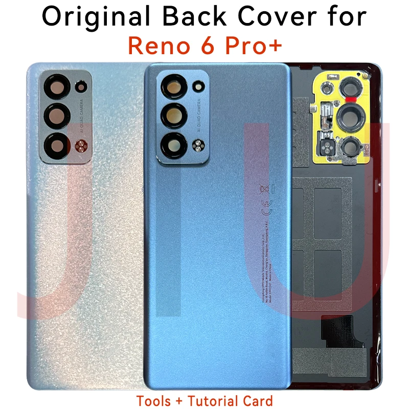 

6.55" Original New For Oppo Reno 6 Pro Plus Reno6 Pro+ Back Battery Cover Rear Door Case For Reno 6 pro+ 5G Snapdragon Housing