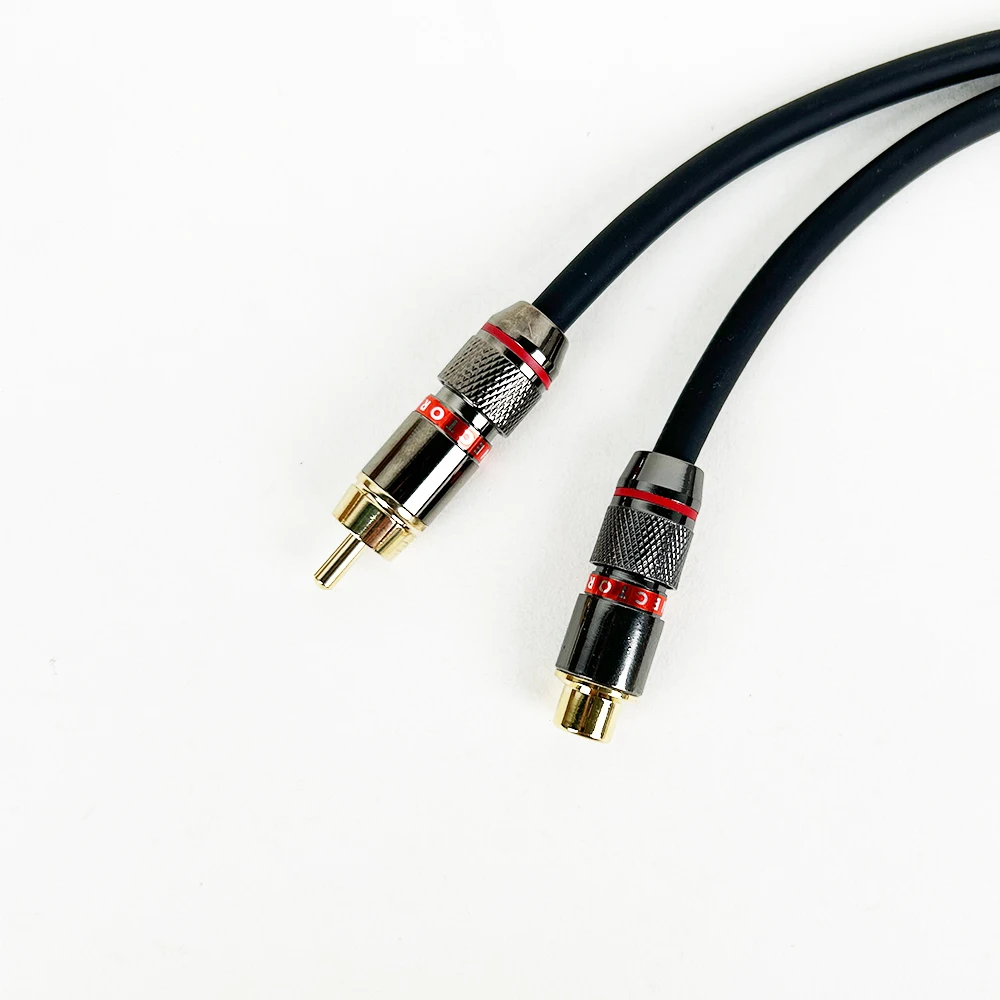 0,3 M-20 M 1PC RCA Zu RCA Kabel Stecker Auf Stecker Aux Kabel Jack für Heimkino HDTV TV DVD CD Lautsprecher Box Power Verstärker – Detail 3