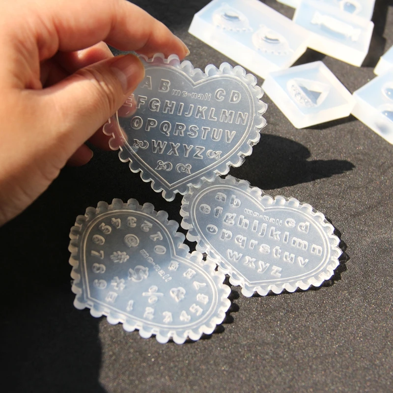 Dekorationen Harz Gussform DIY Art Vorlagen Kristall Epoxidharz Form Y08E