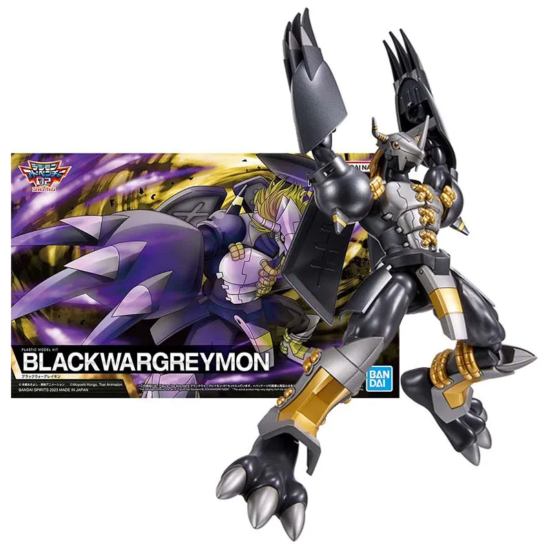 

Bandai Figure Digimon Anime Figures Figure-rise FRS Black War Greymon Collection Model Action Figure Toy For Boy Children's Gift