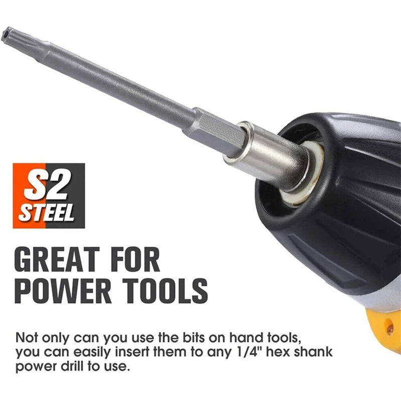 Screwdriver Set Strong Magnetic Batch Head Tamper Proof Security Torx Slotted Phillips Exagonal Bit Car Repair Tool