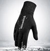 Winter Warm Riding Gloves Outdoor Sports Skiing Cold Touchscreen Padded Non-Slip Electric Motorcycle Gloves Men 2