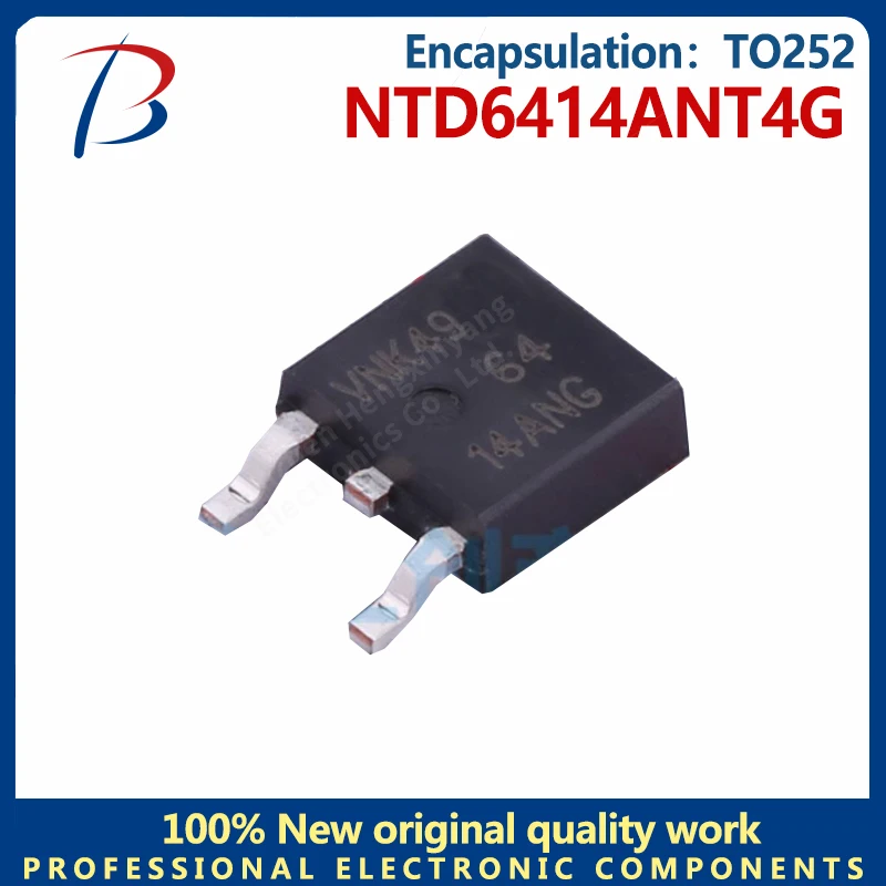 10Pcs Muslimah Silk Screen 6414Ang Patch To-252 N Channel 100V 32A Mos Field Effect Tube