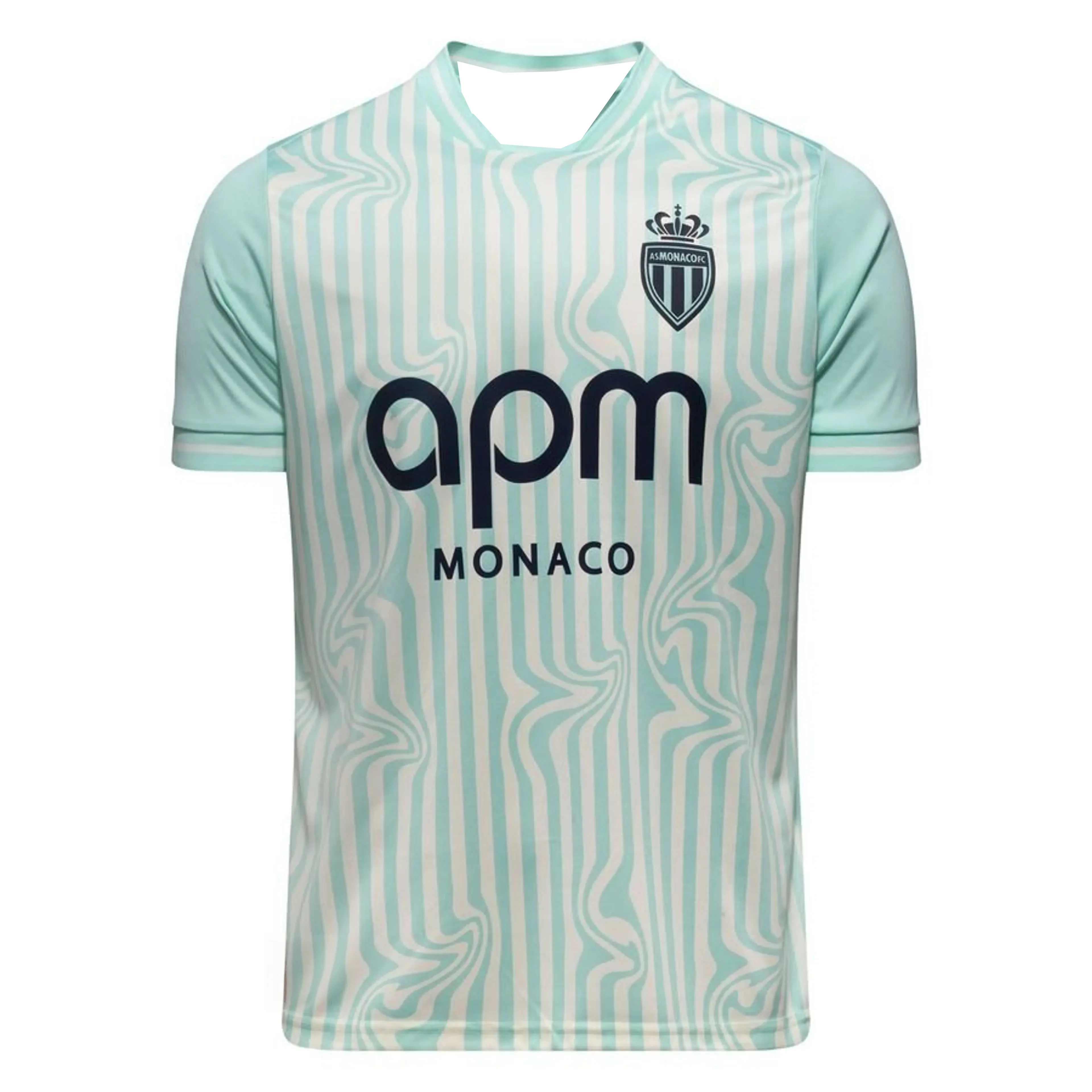 2026-27 Neues AS Monaco Herren 3D-Druck Fußballtrikot Y2K Oversized Familien-Freizeit-T-Shirt Geeignet für Alltag und Training