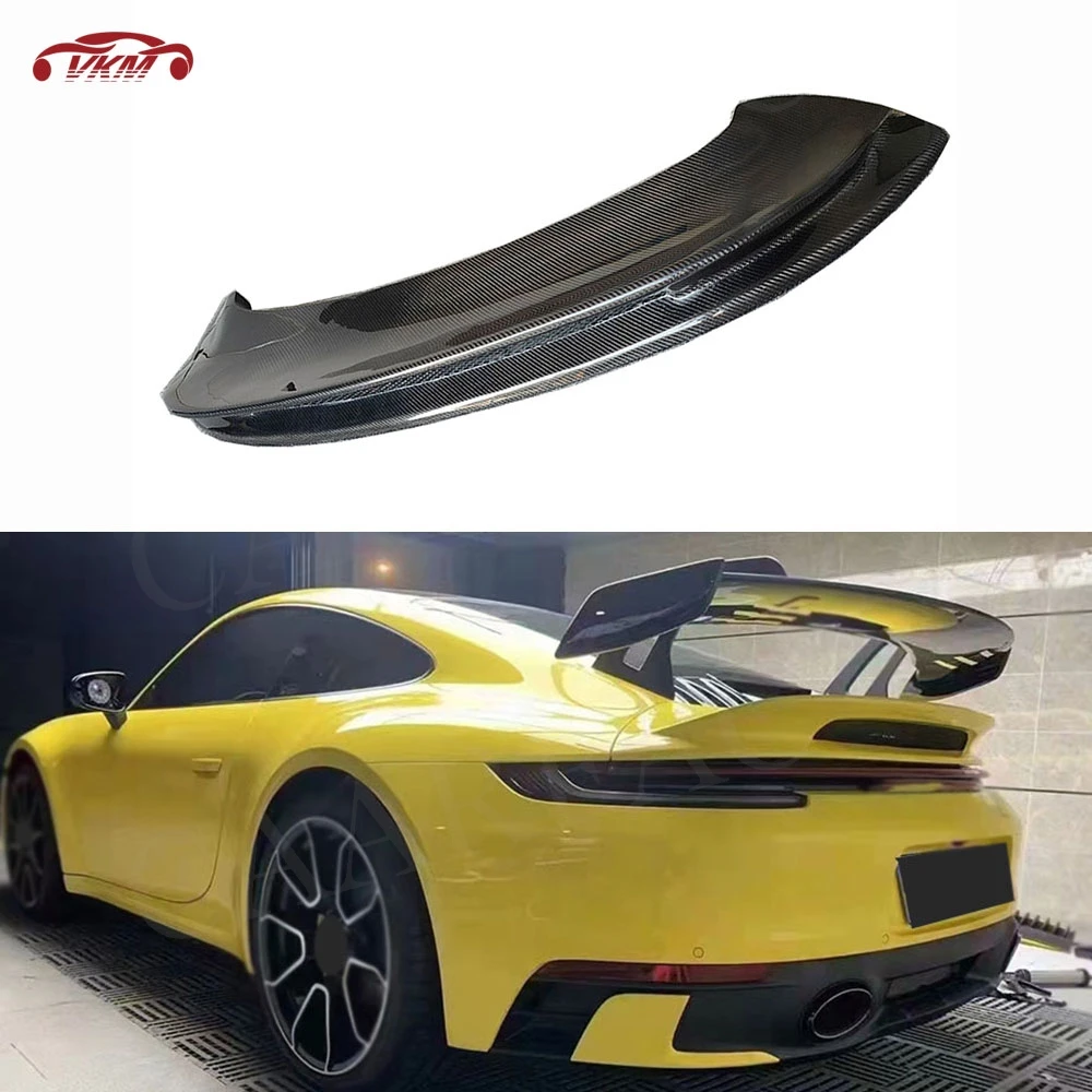 

For Porsche 911 992 2022+ Carbon Fiber Rear Trunk Spoiler Lip Wing Rear Spoiler Decoration Car Styling Body Kits Accessories