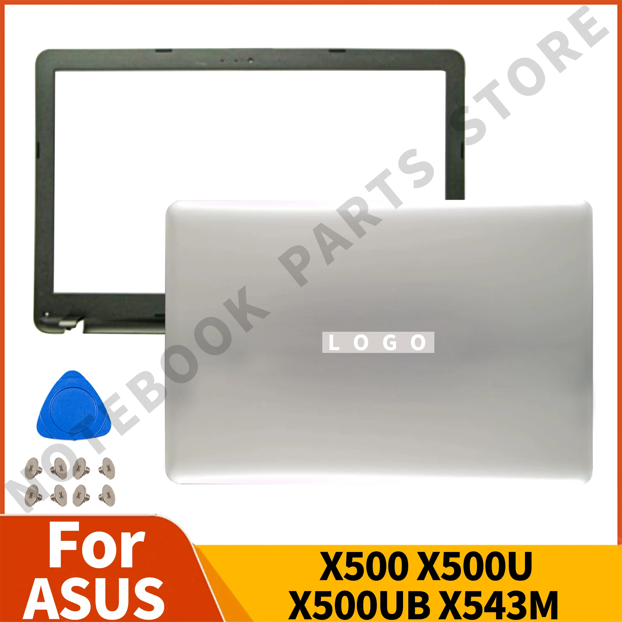 Nowa tylna pokrywa LCD do ASUS X543M X500 X500U X500UB przednia ramka wymiana części laptopa tylny ekran Shell