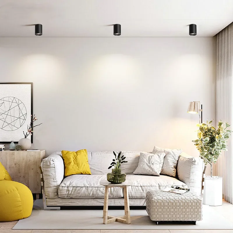 Modern LED Round Surface Mount Ceiling Downlight Fixture Lamp